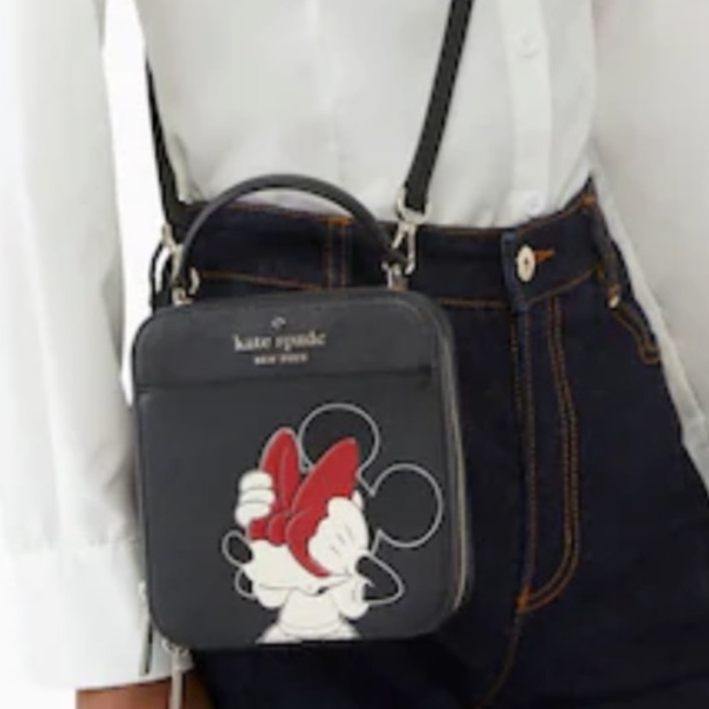 Kate Spade x Disney Minnie Crossbody With Kate Spade Hearts Compact Wallet